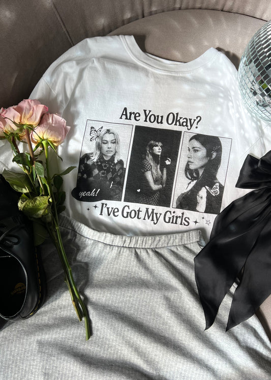 i've got my girls tee in black & white