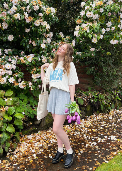 i've got my girls tee in ivory / blue