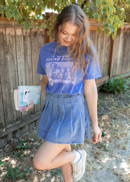 found family heartstopper tee in periwinkle