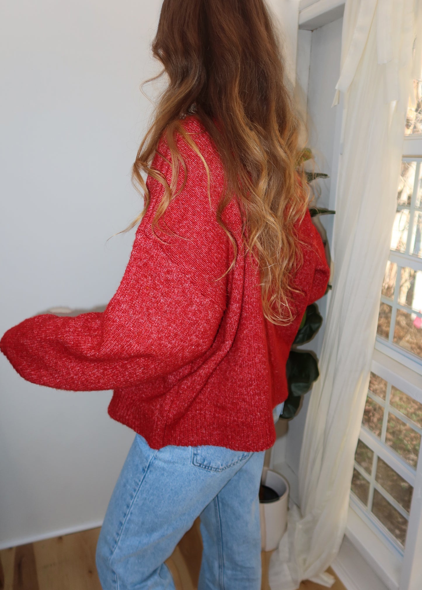 deer reader sweater