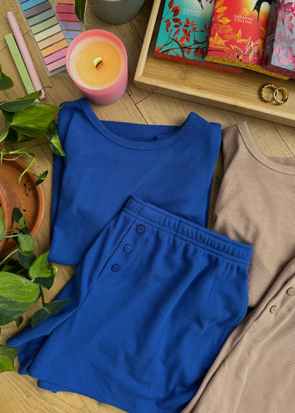 loml lounge set in blue